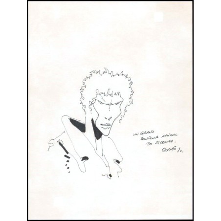 Comes / Dédicace de Silence par Didier Comes / 1980